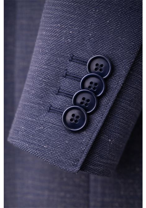 Giacca sartoriale blu navy Tagliatore in tessuto hopsack  Made in Italy TAGLIATORE | GIACCHE | 1SMC22K 340346Eb983